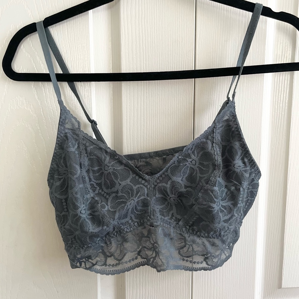Victoria’s Secret PINK Blue Bralette Large